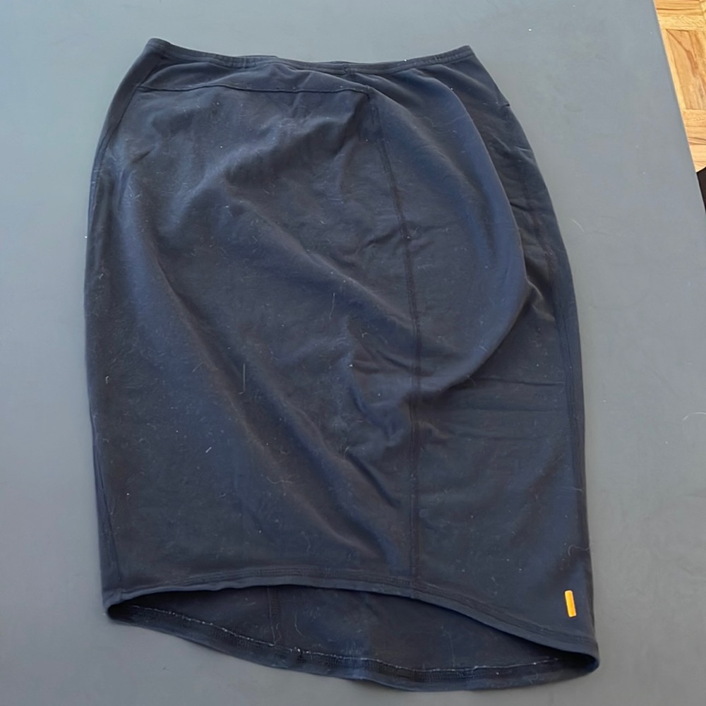 Lucy activewear black asymmetric pencil skirt